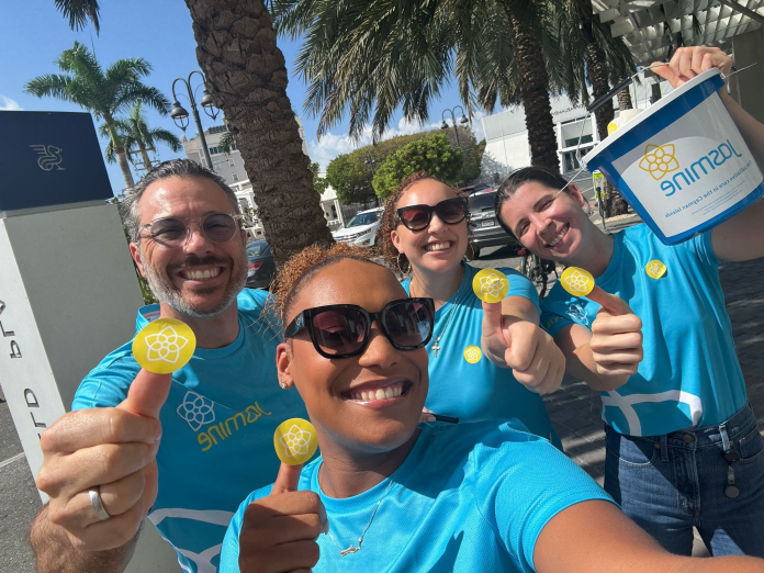 The annual Flag Day coin drive sees volunteers collect money across all three islands for Jasmine Palliative and Hospice Care (Photo: Jasmine)