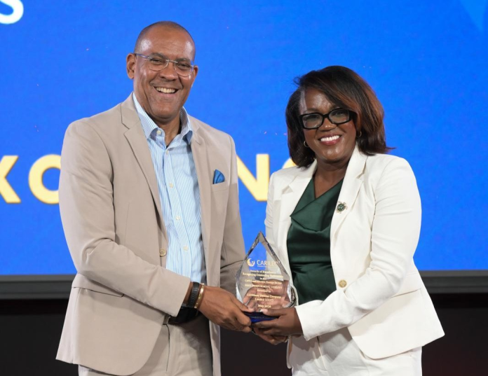 Representatives from CUC with their CARILEC awards (Photo: CUC)