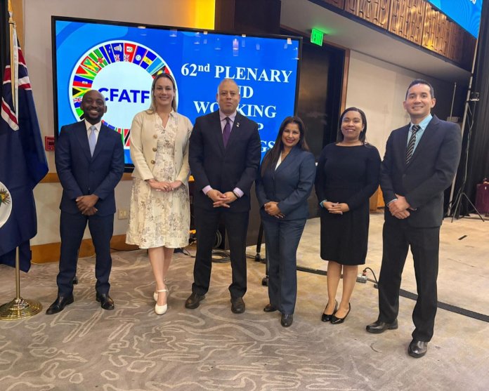 Premier André Ebanks shared snapshots from the 62nd Caribbean Financial Action Task Force Plenary in Trinidad (Photos: Cayman Islands Government)