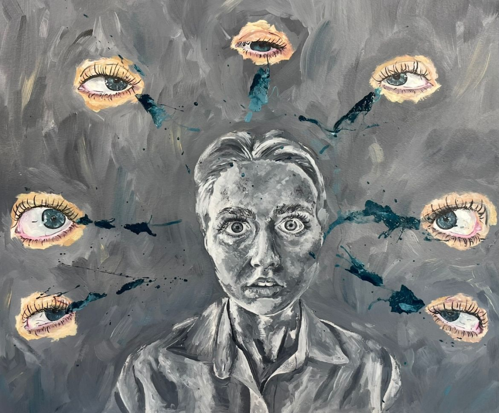 Krisi Smith, Eyes Off Me, 2026 (Photo: National Gallery of the Cayman Islands)