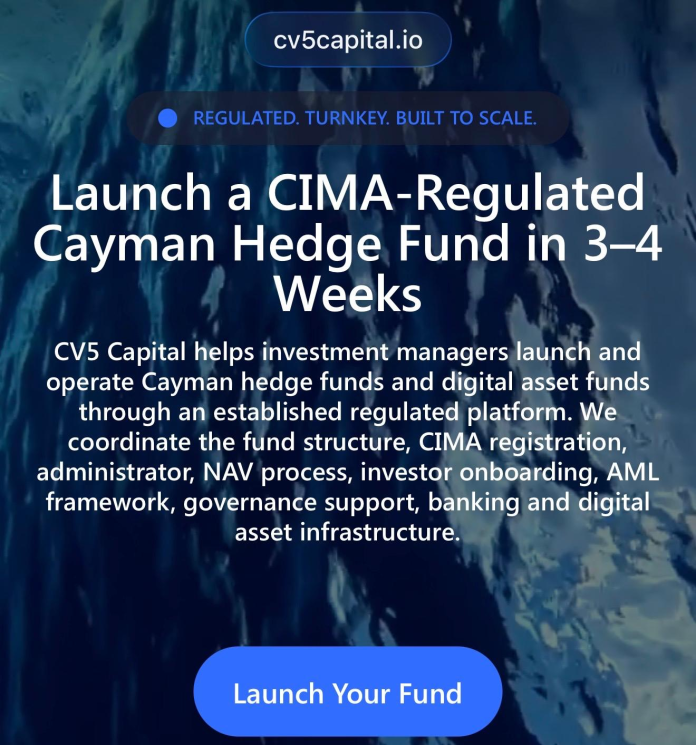 CV5 Capital has launched a new calculator to estimate hedge fund setup and operating costs (Photo: CV5 Capital)