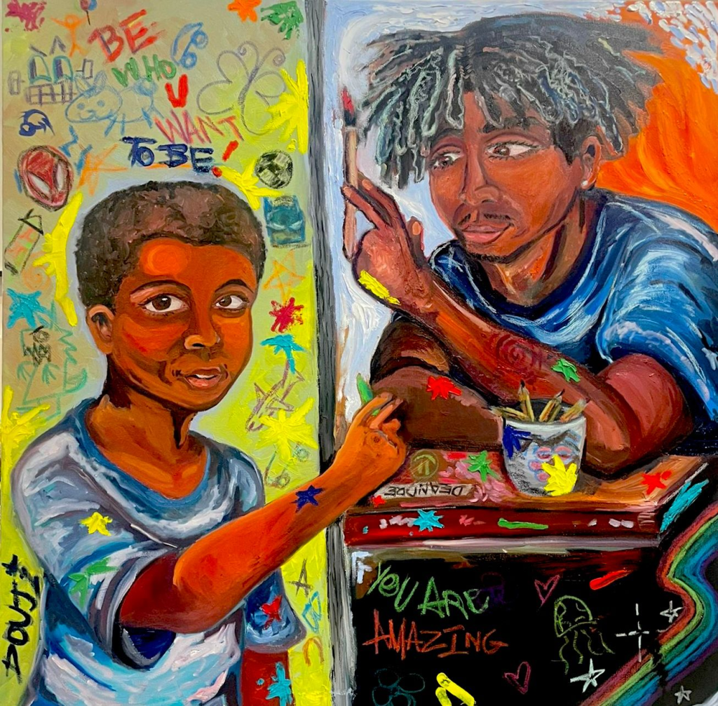 Deandre Scott, A Lasting Promise, 2026 (Photo: National Gallery of the Cayman Islands)
