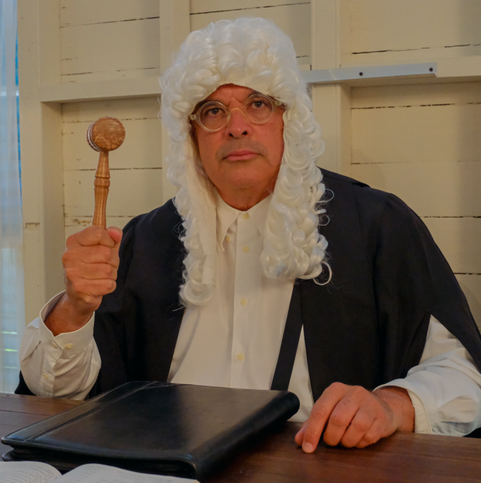 Harris McCoy, former chair of the museum’s board of directors, will play the judge in Jail and Bail (Photo: Cayman Islands National Museum)