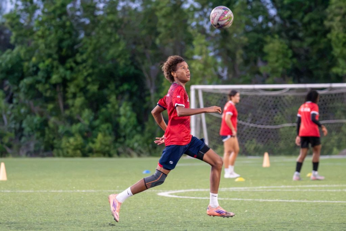 The Cayman Islands boys’ under-15s prepare for the FIFA U-15 World Cup (Photo: CIFA)