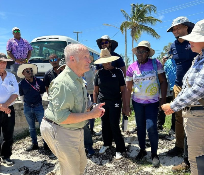 Students and teachers took part in geology lessons and field trips across Grand Cayman and Cayman Brac during the Water Authority’s education programme (Photo: Water Authority)