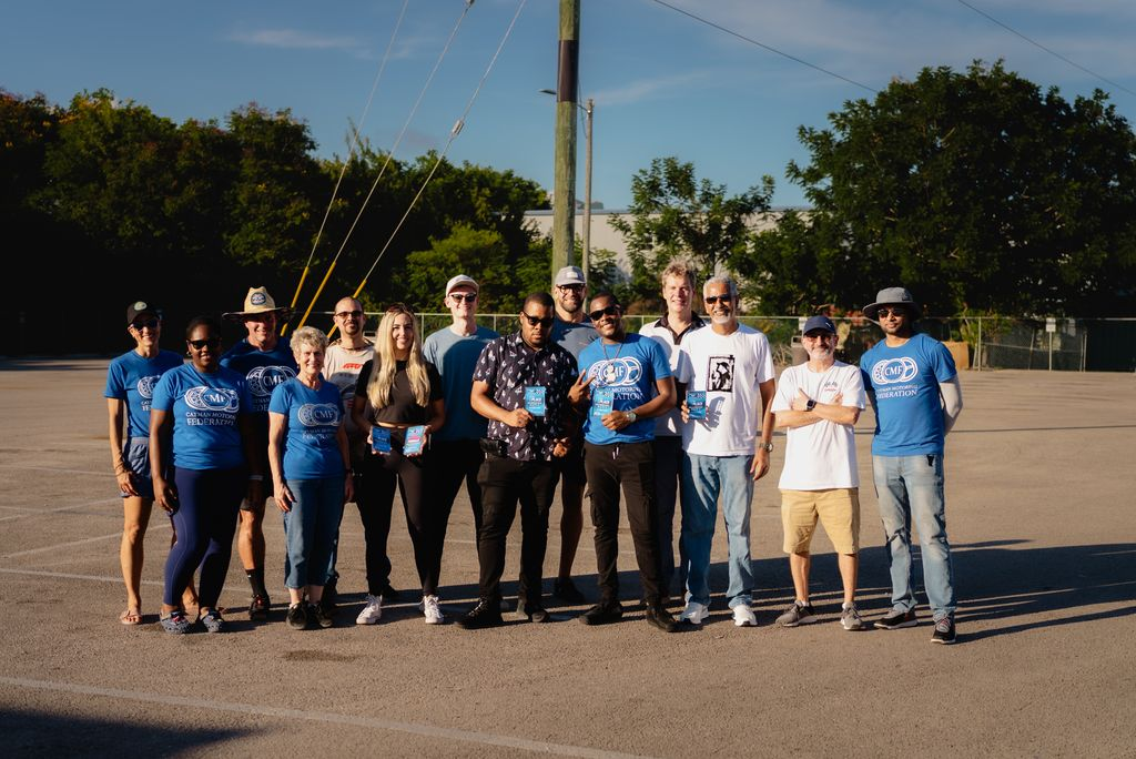 The drivers who took part in the fifth round of CMF's Autocross Slalom League (Photo: Capataro)