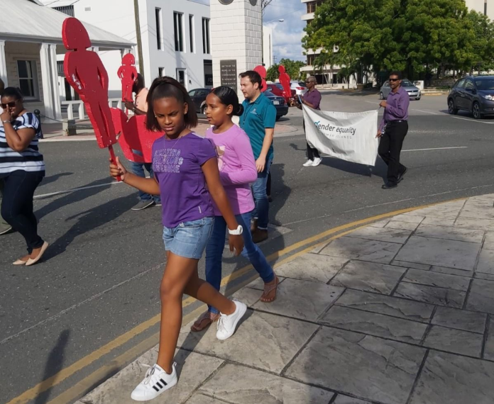 The Silent Witness March is an annual initiative taking place during Domestic Violence Awareness Month (Photo: BPW Cayman)