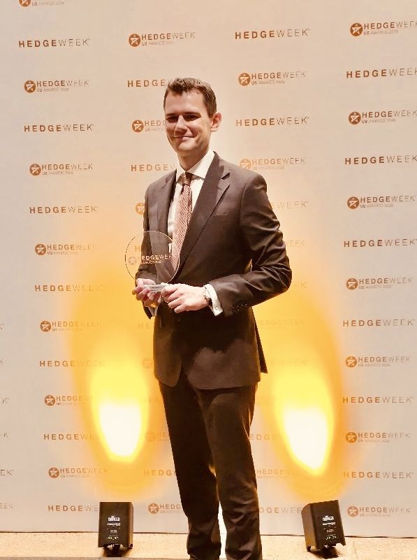 Loeb Smith partner Robert Farrell accepts the award on behalf of the firm (Photo: Loeb Smith Attorneys)
